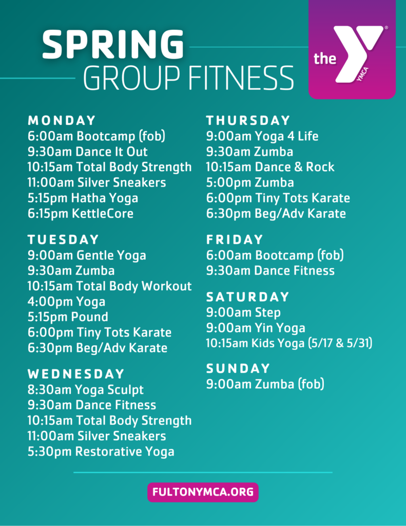 SPRING GROUP FITNESS – MAY