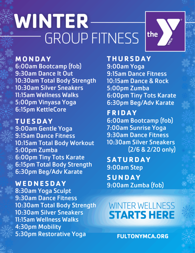 WINTER GROUP FITNESS – FEBRUARY